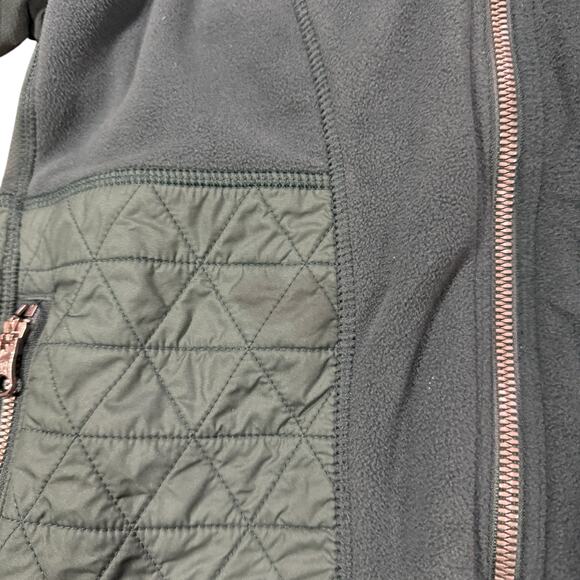 Lululemon Fleecy Keen Jacket II Women's Size 10 Fuel Green Hooded Casual Winter - Picture 15 of 16